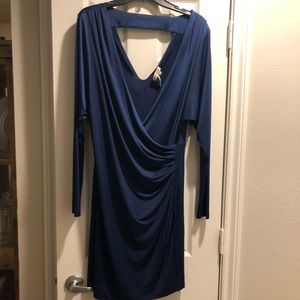 BCBG navy blue dress